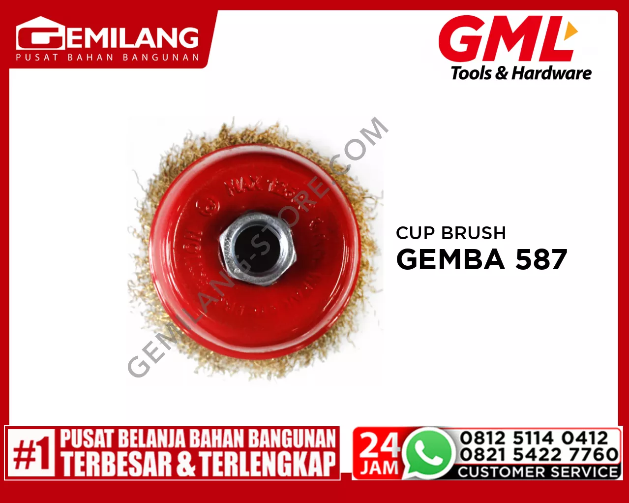 GML CUP BRUSH XY600.13 GEMBA 587