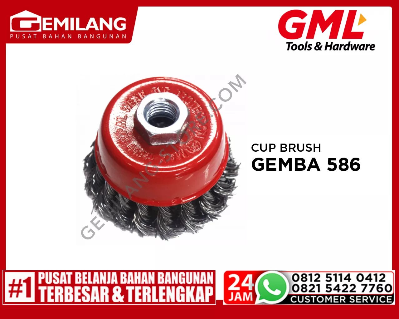 GML CUP BRUSH XY600.01.1 GEMBA 586