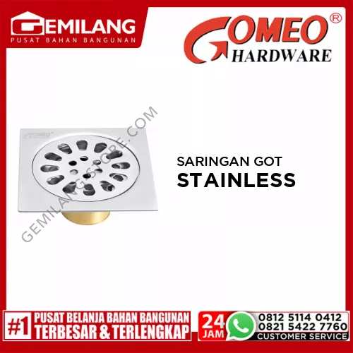 GOMEO SARINGAN GOT STAINLESS
