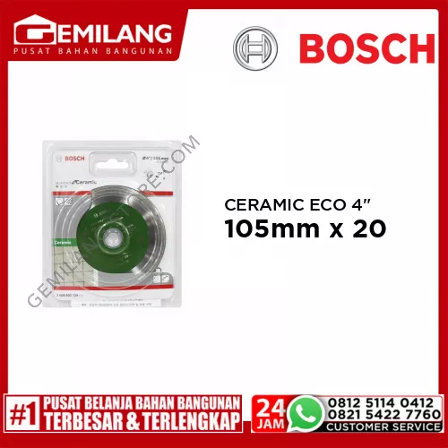 BOSCH CERAMIC ECO 105mm(4inch) x 20 0