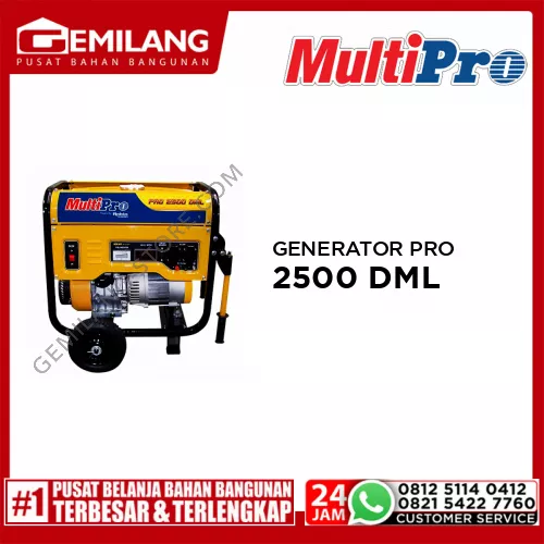 MULTIPRO GENERATOR PRO 2500 DML 5.0 HP
