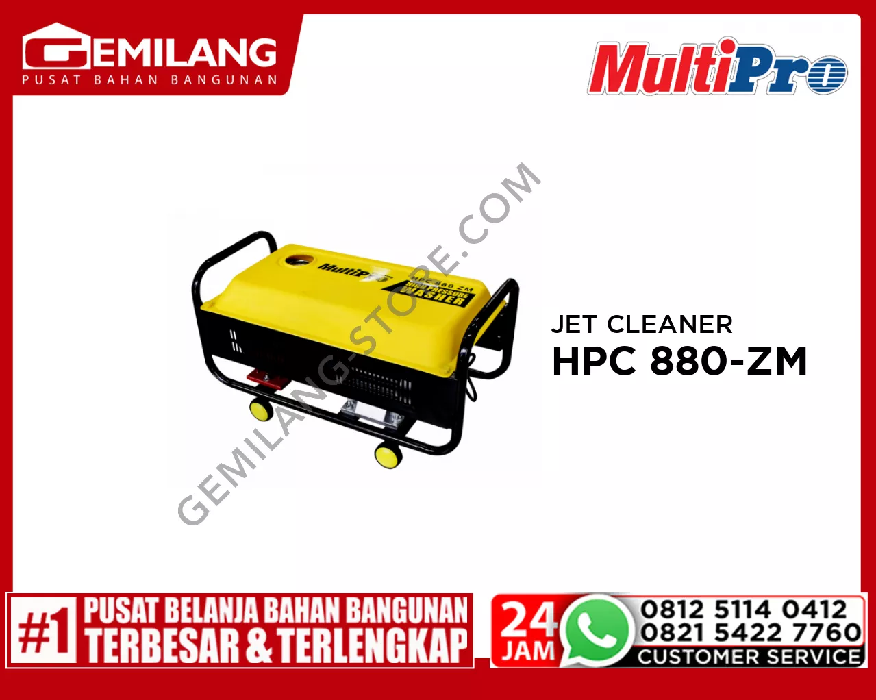 MULTIPRO JET CLEANER HPW/HPC 880-ZM