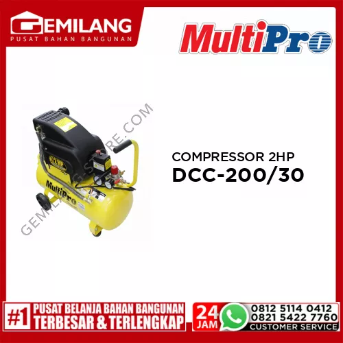 MULTIPRO COMPRESSOR DCC-200/30HS 2HP
