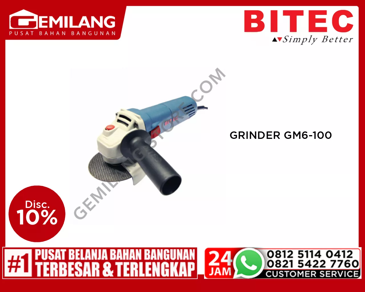 BITEC GRINDER GM 6-100