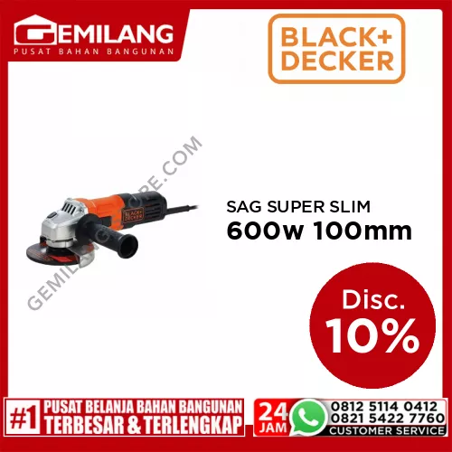 BLACK + DECKER SAG SUPER SLIM 600w 100mm G650-B1