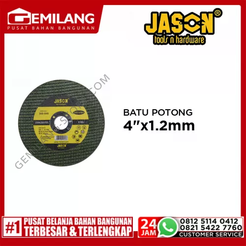 JASON BATU POTONG HIJAU 4inch x 1.2mm (9.369.005)
