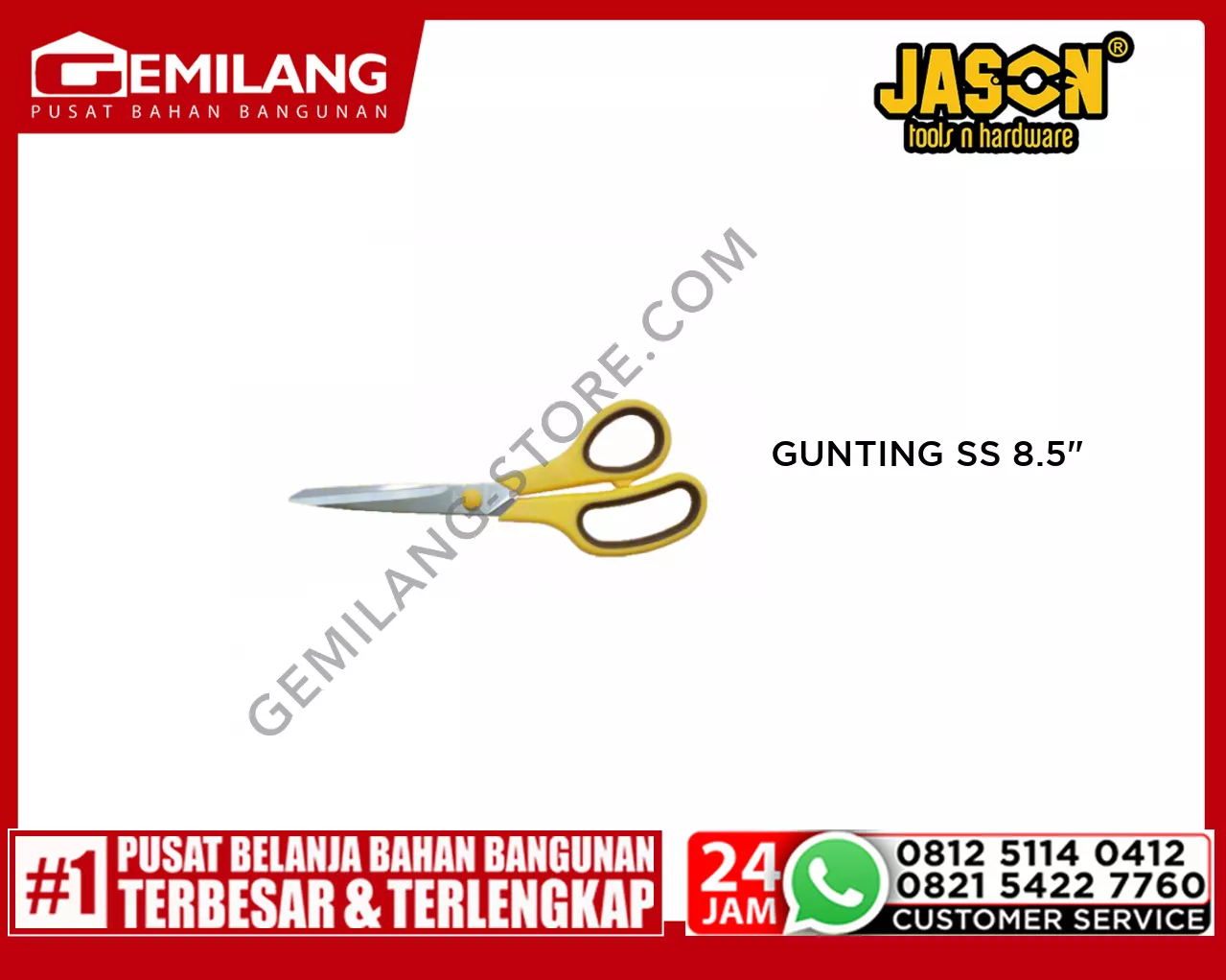 JASON GUNTING SS GG ORANGE HTM 8.5inch (9.362.024)