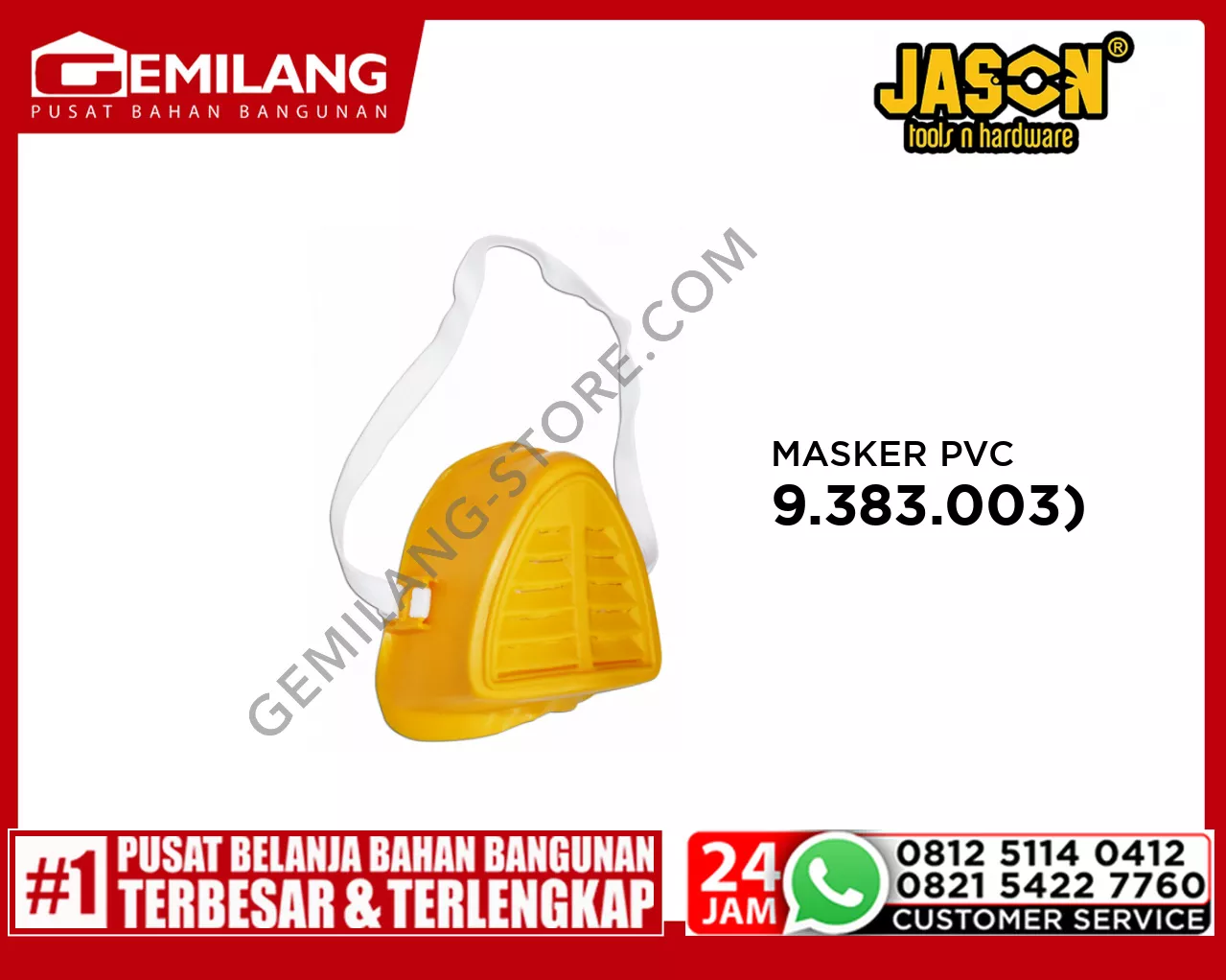 JASON MASKER KUNING PVC (9.383.003)