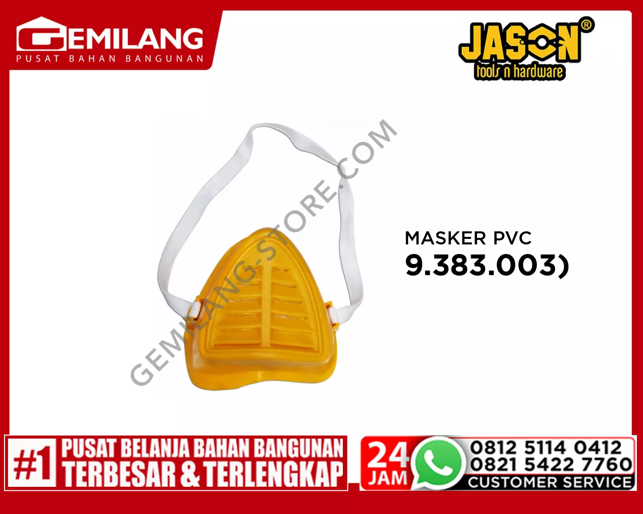JASON MASKER KUNING PVC (9.383.003)