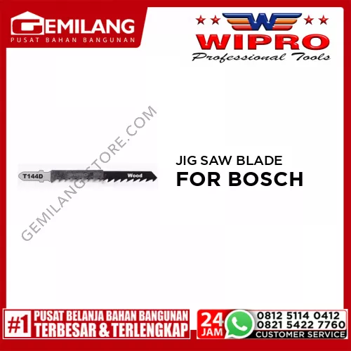 WIPRO JIG SAW BLADE T144D(FOR BOSCH)