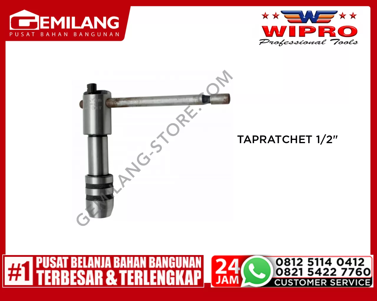 WIPRO STANG TAP RATCHET(HEAVY DUTY) 1/2inch