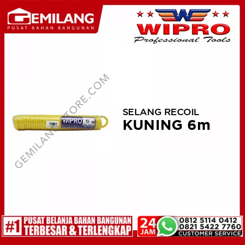 WIPRO SELANG RECOIL KUNING 6m (CLW-0850-6)
