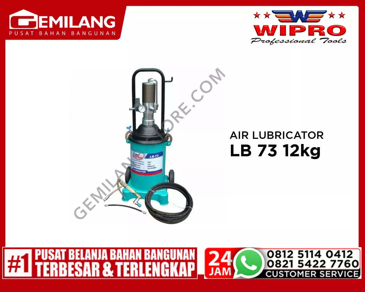 WIPRO AIR LUBRICATOR GREASE LB 73 (12kg)