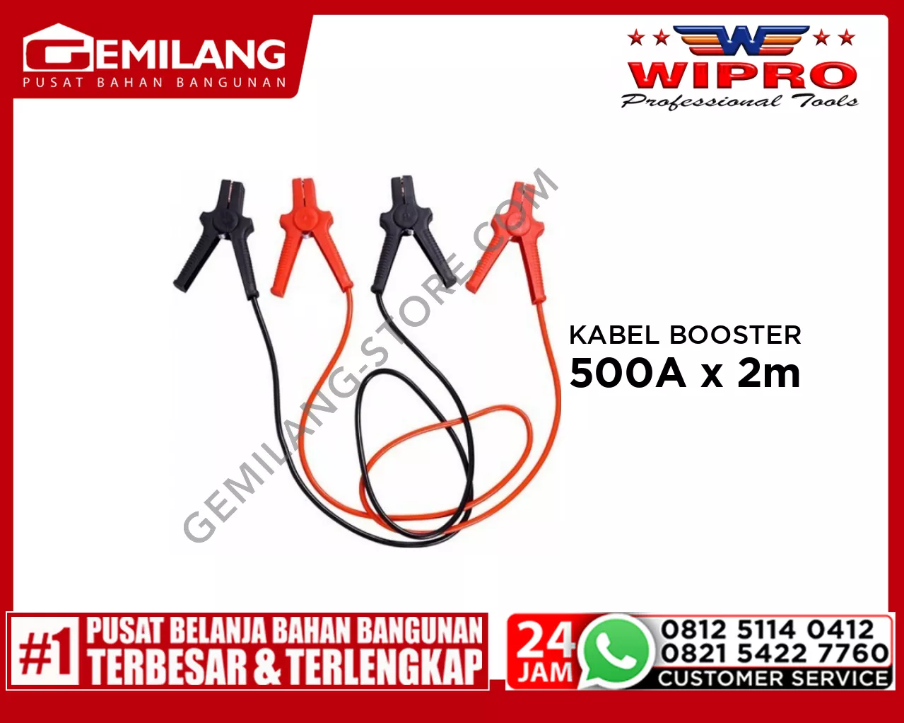 WIPRO KABEL BOOSTER 500A x 2m