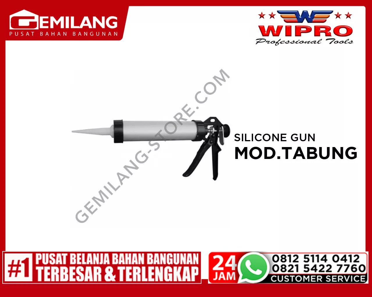 WIPRO SILICONE GUN TD99065 MOD.TABUNG