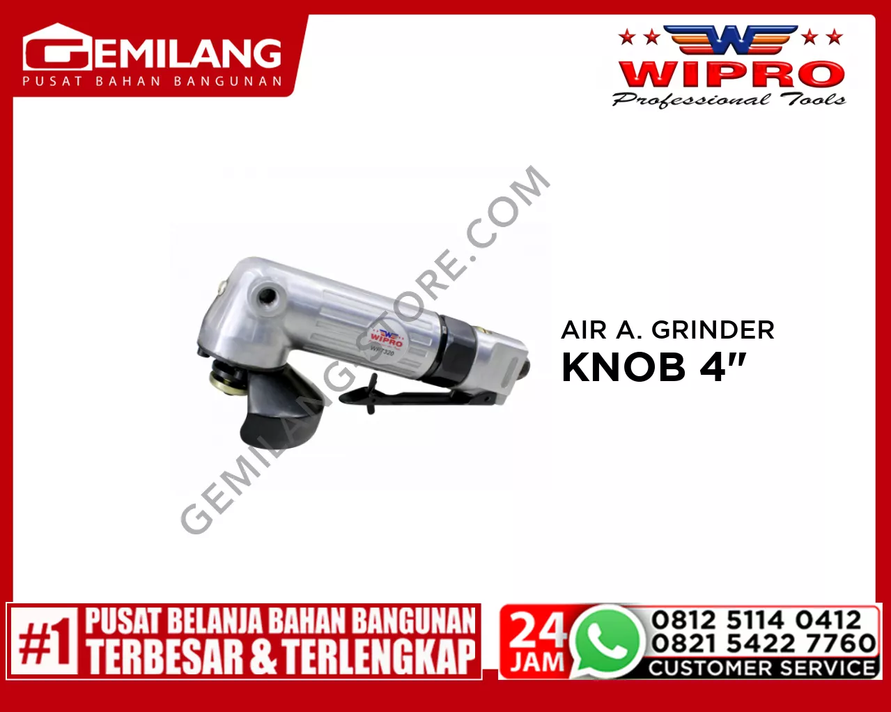 WIPRO AIR ANGLE GRINDER (KNOB) (4inch) (RP7320)