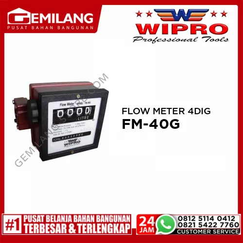 WIPRO FLOW METER 4 DIGIT FM-40G
