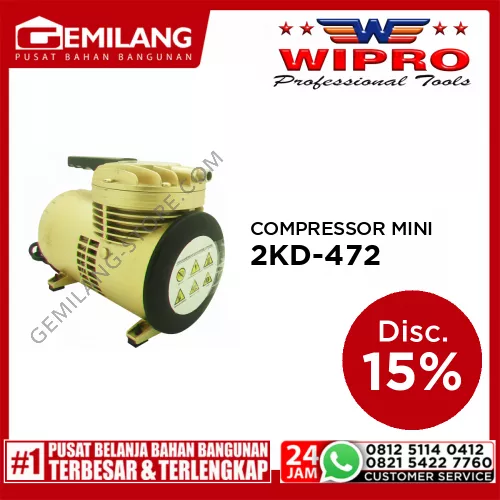 WIPRO COMPRESSOR MINI 2KD-472(W/HOSE)