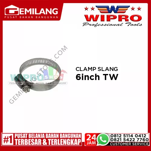 WIPRO CLAMP SLANG 6 inch TW