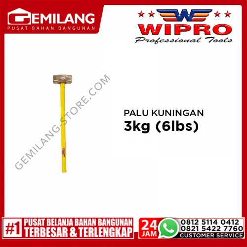 WIPRO PALU KUNINGAN H/PVC/FIBER 3kg (6lbs)