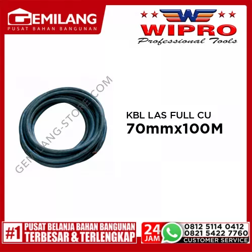 WIPRO KBL LAS FULL CU W/LINE M/mtr (76kg) 70mm x 100M