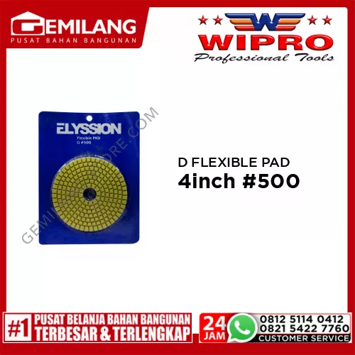 WIPRO ELYSSION D FLEXIBLE PAD 4inch #500