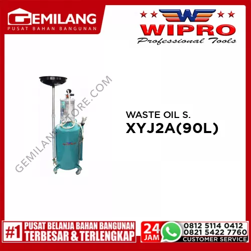 WIPRO WASTE OIL SUCTION W/BWL&DRAIN PAN XYJ2A(90L)