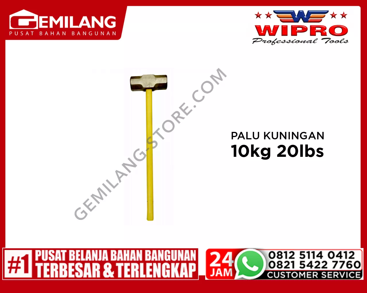WIPRO PALU KUNINGAN H/PVC 10kg (20lbs)