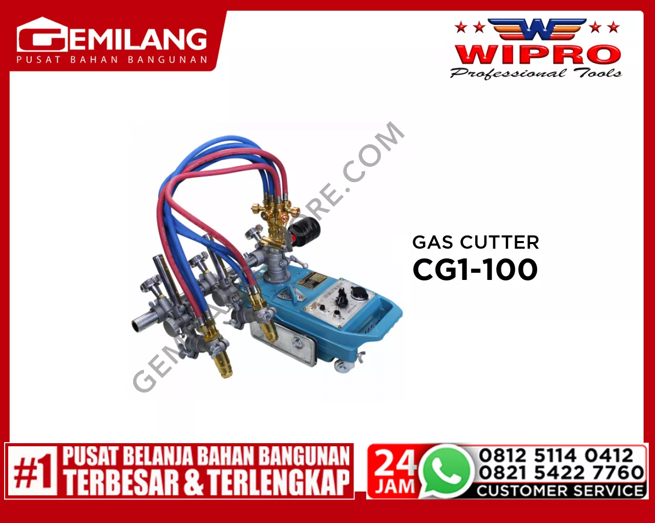 WIPRO GAS CUTTER (REVICED) CG1-100