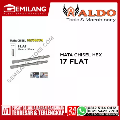 ALDO MATA CHISEL HEX 17 FLAT(HMD 0810)