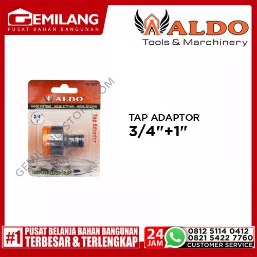 ALDO TAP ADAPTOR YM - 5807 3/4inch + 1inch