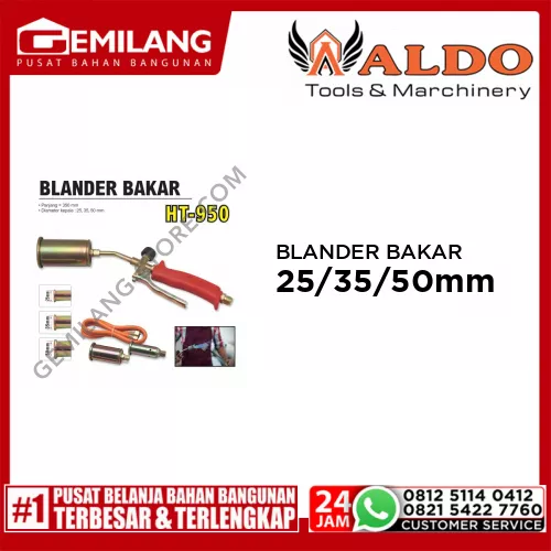 ALDO BLANDER BAKAR 950 25/35/50mm