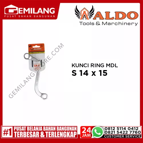 ALDO KUNCI RING MODEL S 14 x 15