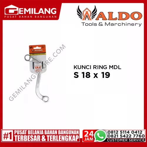 ALDO KUNCI RING MODEL S 18 x 19