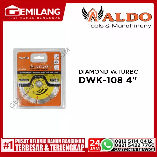 ALDO DIAMOND WHELL TURBO DWK-108 4inch