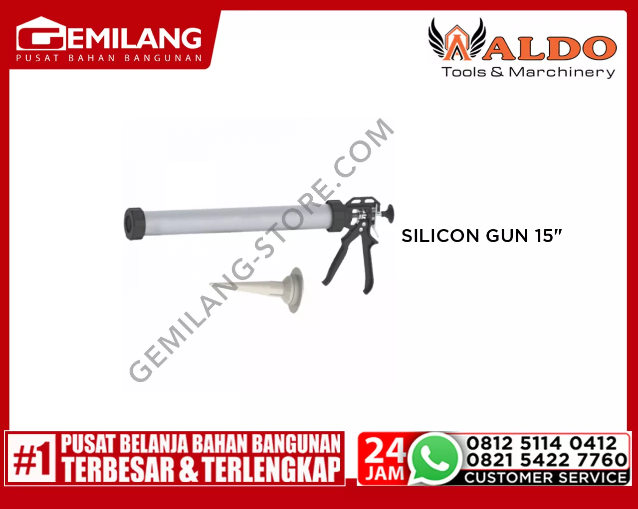 ALDO SILICON GUN MODEL TABUNG 375 15inch