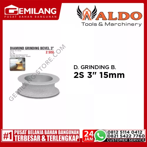 ALDO DIAMOND GRINDING BEVEL 2 SISI 3215 3inch 15mm