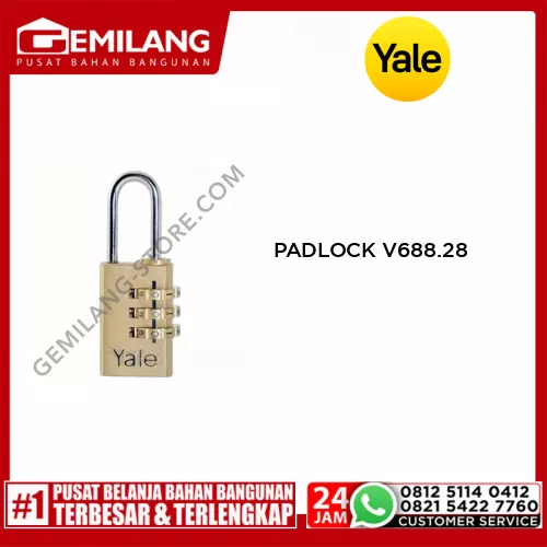 YALE PADLOCK V688.28