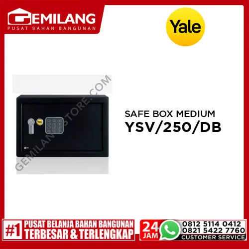 YALE SAFE BOX MEDIUM YSV/250/DB1