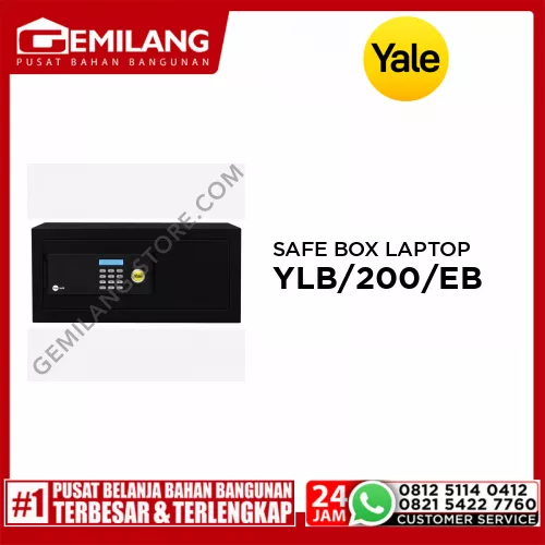 YALE SAFE BOX LAPTOP BLACK YLB/200/EB1