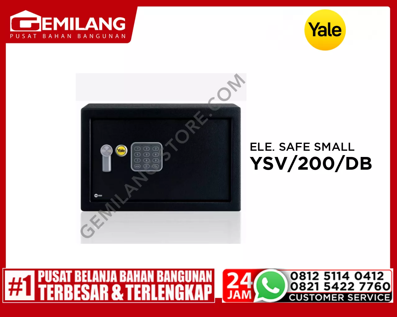 YALE ELECTRONIC SAFE SMALL YSV/200/DB/1