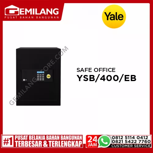 YALE SAFE OFFICE BLACK YSB/400/EB/1