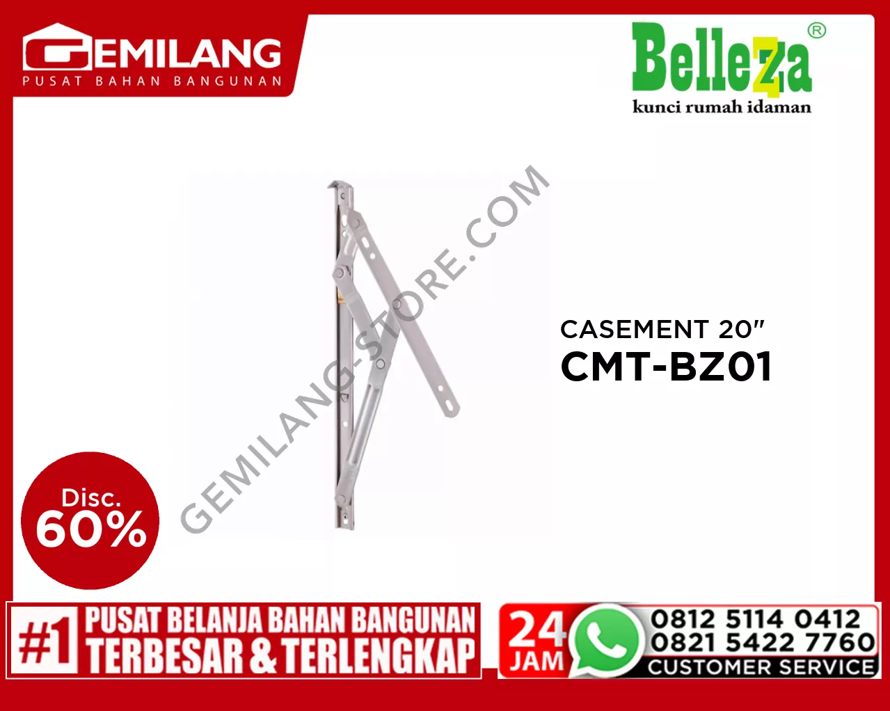 BELLEZZA CASEMENT CMT-BZ01 20 inch US32D