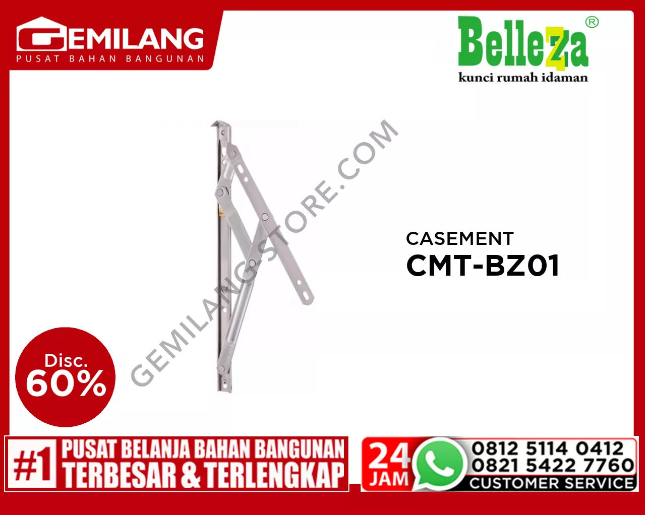 BELLEZA CASEMENT CMT-BZ01 24inch