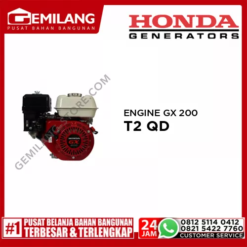 HONDA ENGINE GX 200 T2 QD