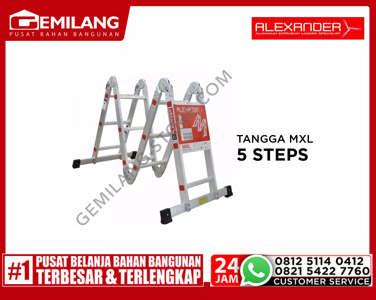 ALEXANDER TANGGA MXL 5 STEPS 20 T500cm