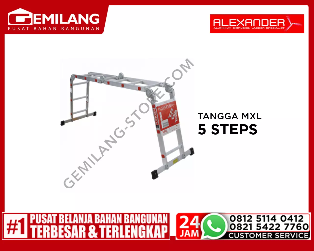 ALEXANDER TANGGA MXL 5 STEPS 20 T500cm