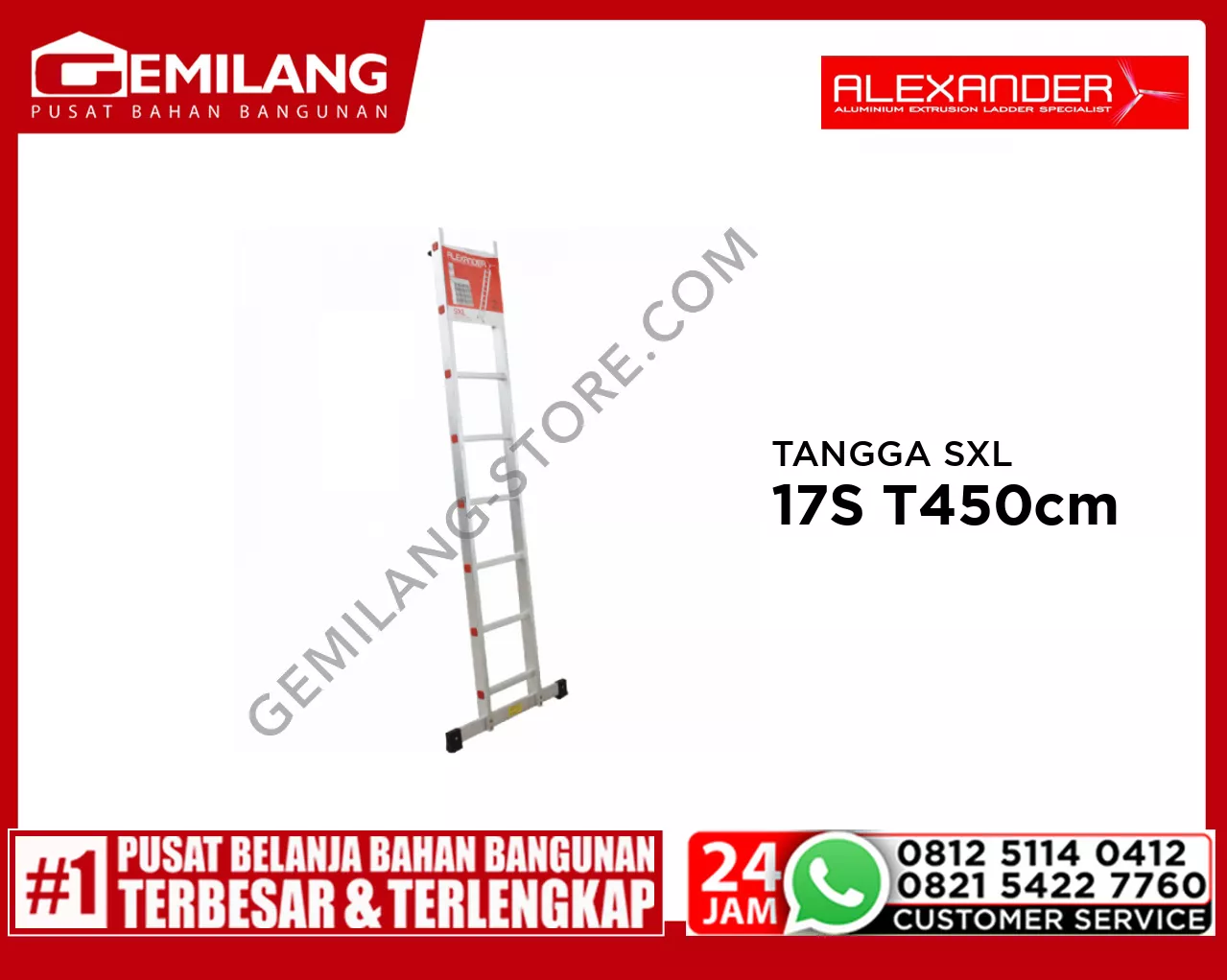 ALEXANDER TANGGA SXL 17 STEPS T450cm