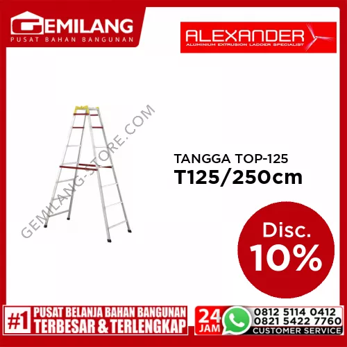 ALEXANDER TANGGA TOP-125 STEPS 4 T125/250cm