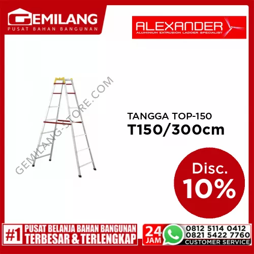 ALEXANDER TANGGA TOP-150 STEPS 5 T150/300cm